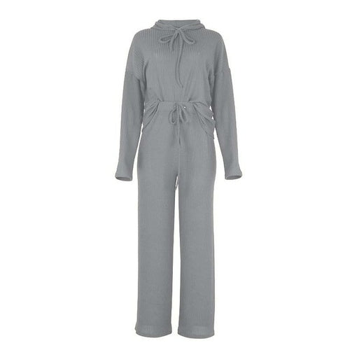 Women Winter Knitted Pajama Set