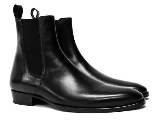 Men High Quality Leather Ankle Boot