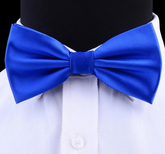 Silk Solid Waterproof Pre-Tied Bow Tie