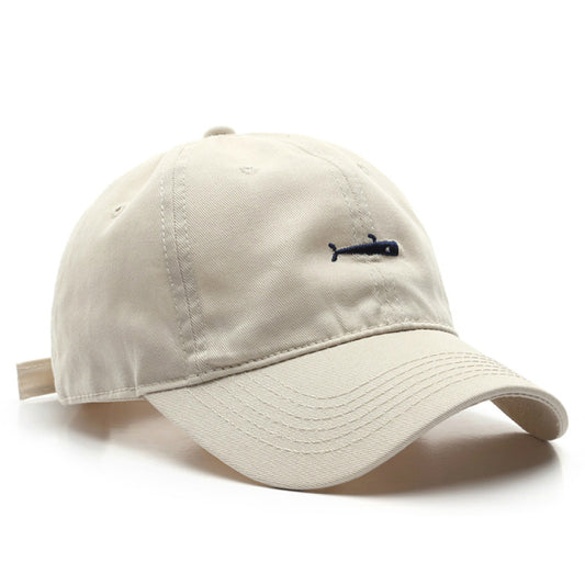 Men Women Baseball Fish Embroidery Cap