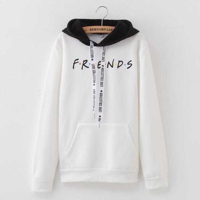 Women Fashion Letter FRIENDS Printed Hoodie