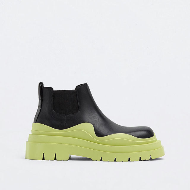 Women Chunky Heel Ankle Boots