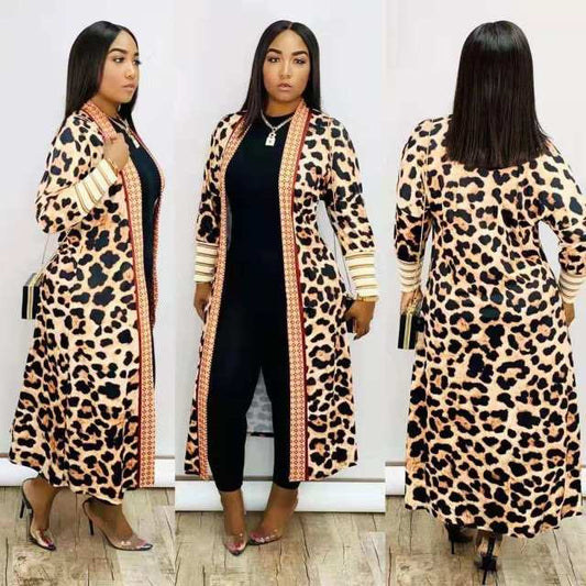 Women Long Sleeve Cardigan Cloak African Clothing