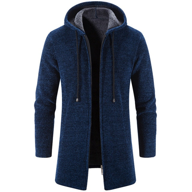 Men Warm Sweater Coat