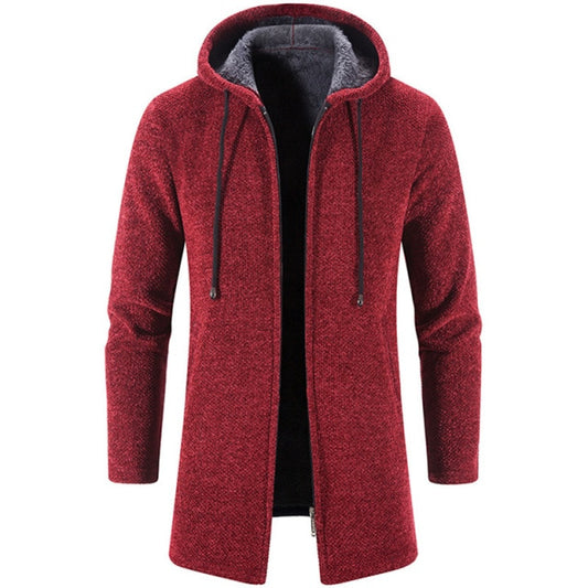 Men Warm Sweater Coat