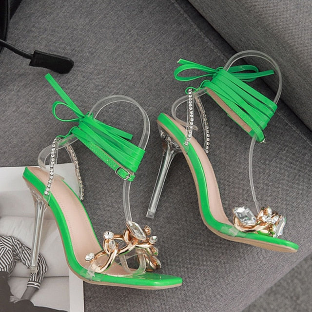 Women Diamonds Style High Heels