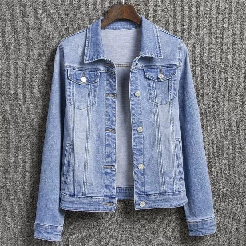 Women Denim Loose Casual Jacket Plus Size 5XL