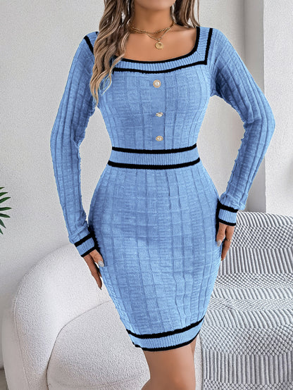 Soft Silhouette Sweater Dress
