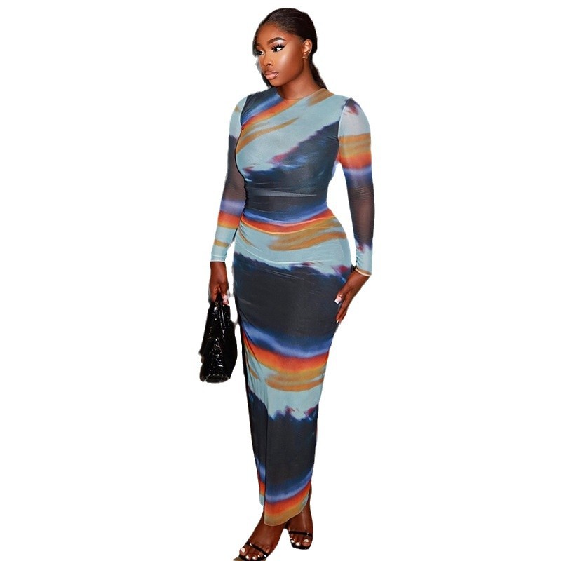 Contour Chic Printed Bodycon Dress