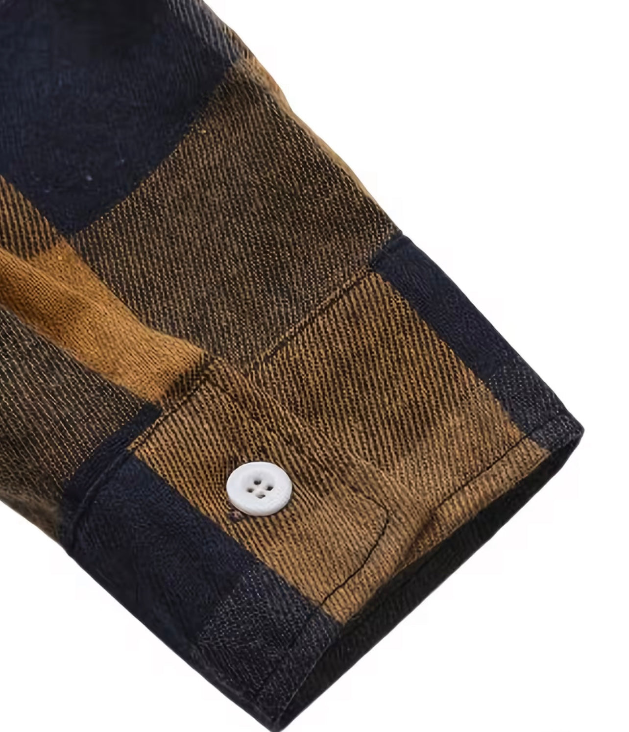 Midnight Ember Plaid Short & Long Sleeve Button-Up Shirt