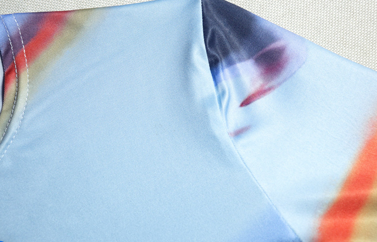 Contour Chic Printed Bodycon Dress