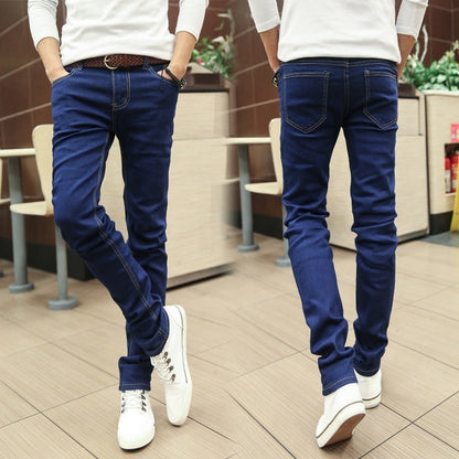 Men Fashion Shinny Denim Jeans