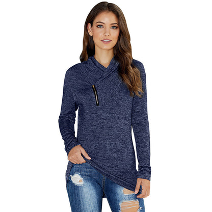 Women Solid Long Sleeve Sweater Top