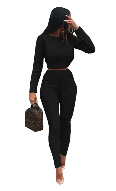 Women Two Piece Sweater Set