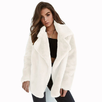Women Loose Fur Coat