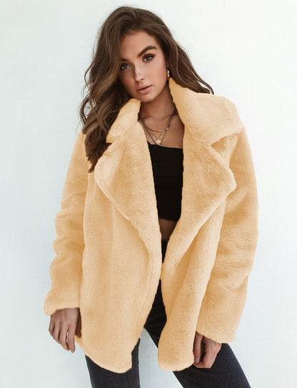 Women Loose Fur Coat