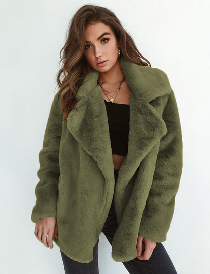 Women Loose Fur Coat