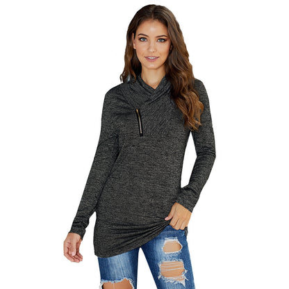 Women Solid Long Sleeve Sweater Top