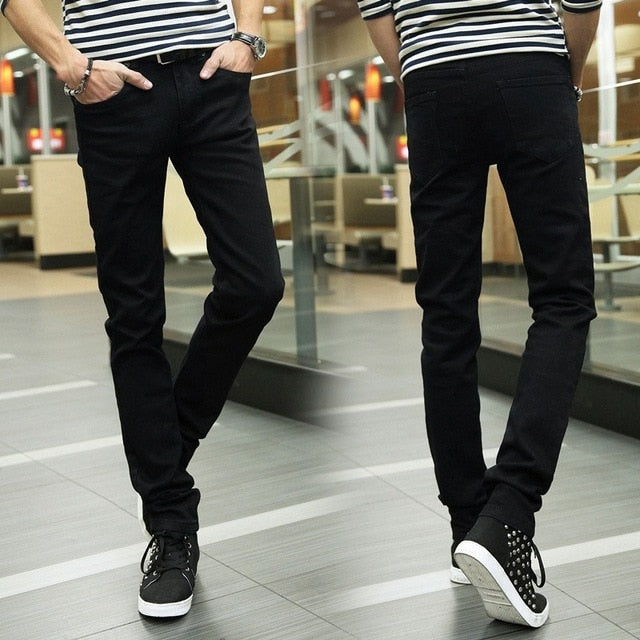 Men Fashion Shinny Denim Jeans