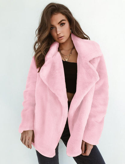 Women Loose Fur Coat