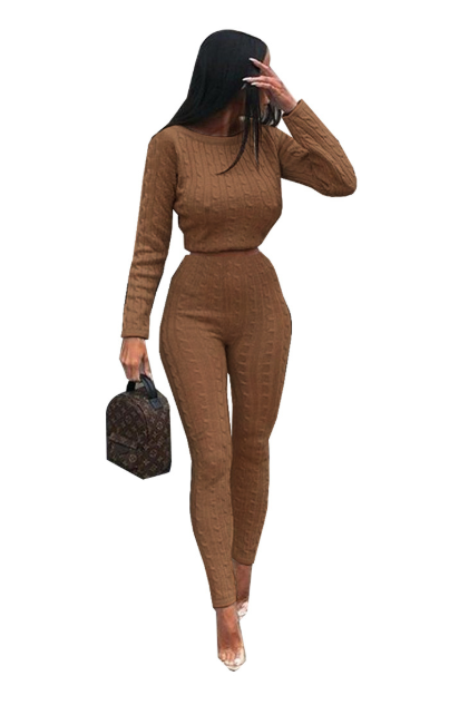 Women Two Piece Sweater Set