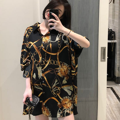 Women Oversized Casual Blouse