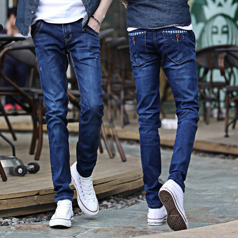 Men Fashion Shinny Denim Jeans