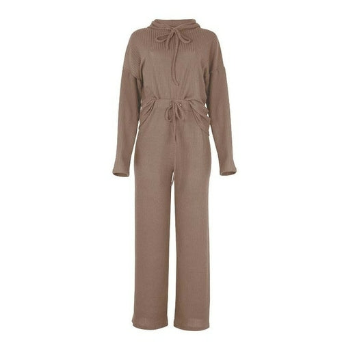 Women Winter Knitted Pajama Set