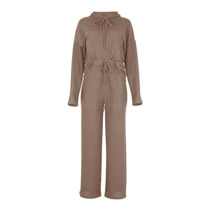 Women Winter Knitted Pajama Set