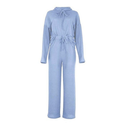 Women Winter Knitted Pajama Set