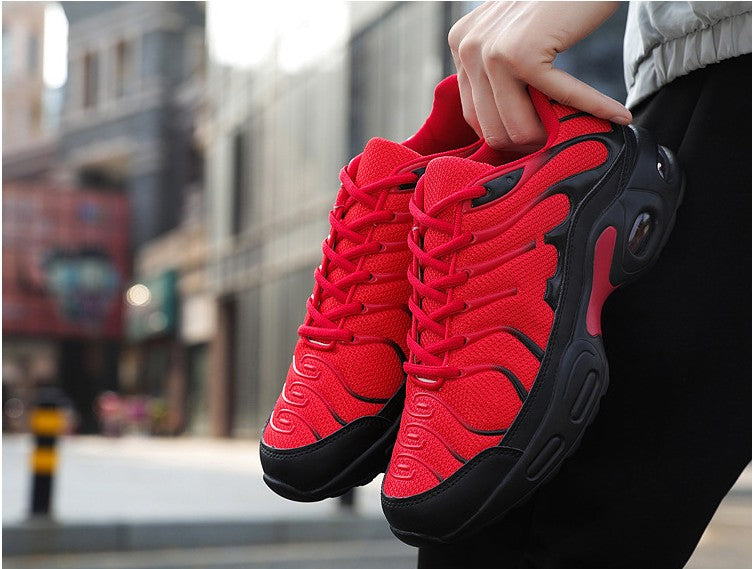 Men Air Cushion Breathable Running Sneakers