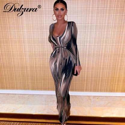 Women Long Sleeve Bodycon Dresses