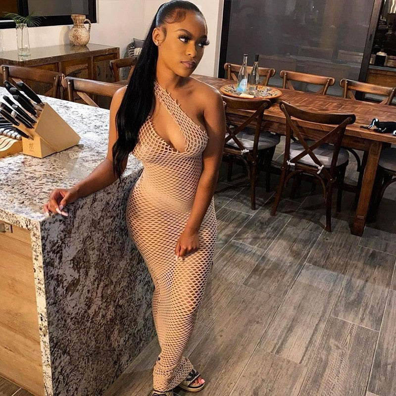 See Through Women New Fashion Sleeveless Backless Strap