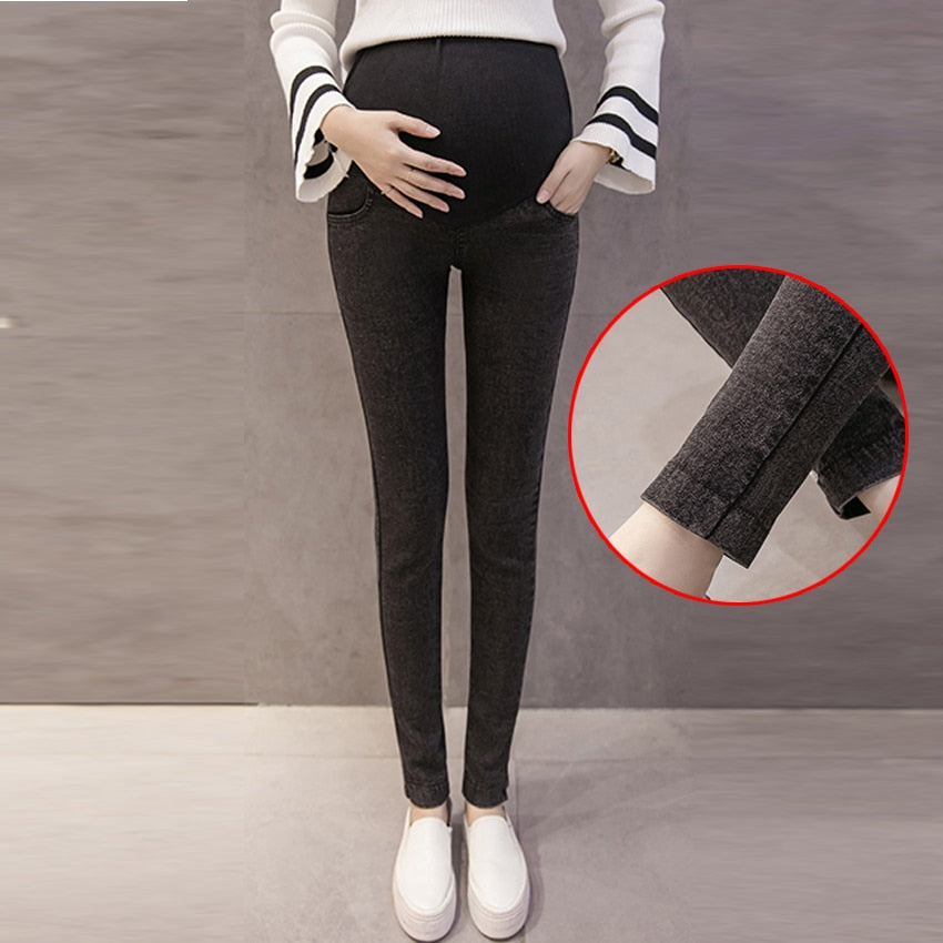 Women Denim Nursing Pregnancy Leggings Jeans