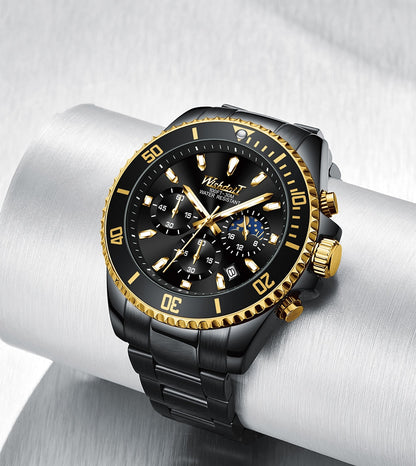 Men Brand Waterproof Sports Stainless Steel New Fashion Luxury Watch