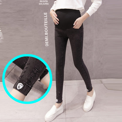 Women Denim Nursing Pregnancy Leggings Jeans