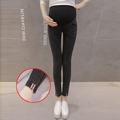 Women Denim Nursing Pregnancy Leggings Jeans