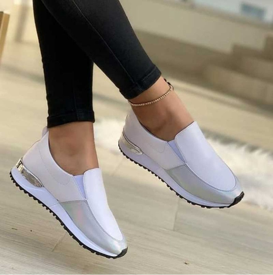 Women 2022 Summer Casual Sport Fashion Flats Platform Loafers