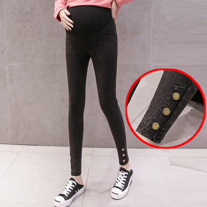 Women Denim Nursing Pregnancy Leggings Jeans