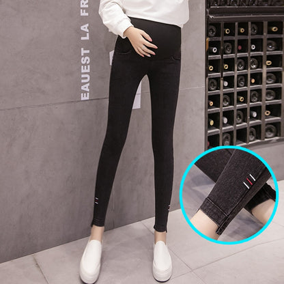 Women Denim Nursing Pregnancy Leggings Jeans