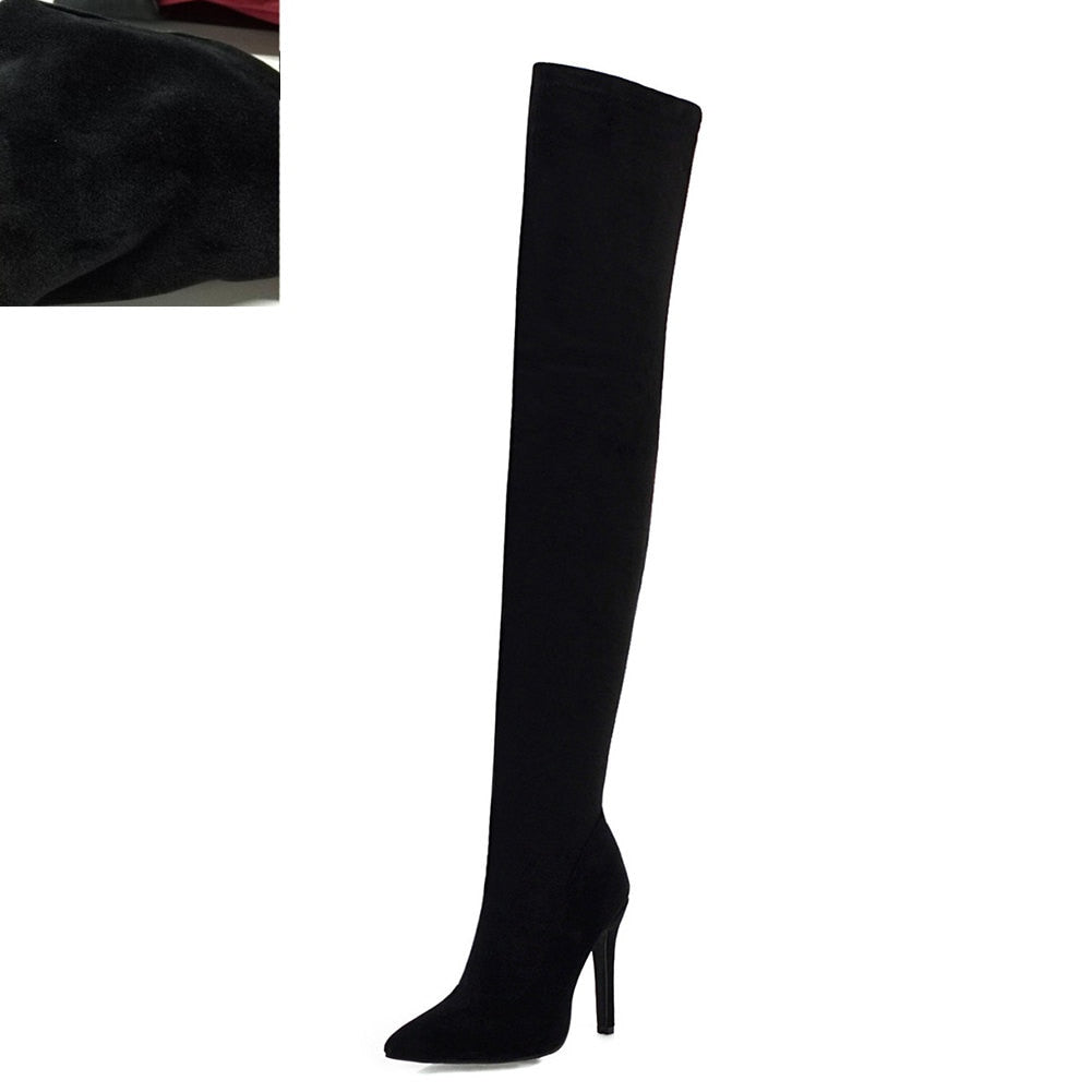 Women Brand New Over The Knee Party Boots