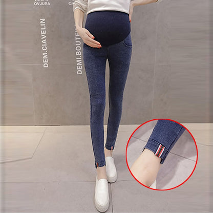 Women Denim Nursing Pregnancy Leggings Jeans