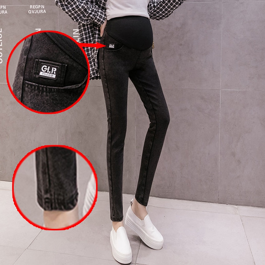 Women Denim Nursing Pregnancy Leggings Jeans