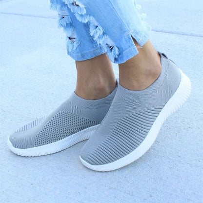 Women Slip On Mesh Flat Casual Shoes