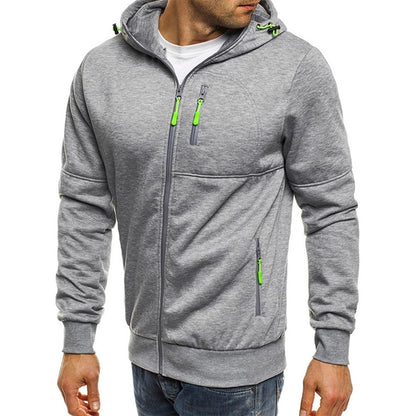Men Sportswear Cardigan Sweatshirt Hip Hop Coats