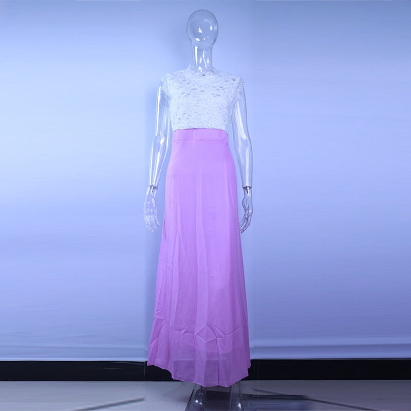 Hollow Out Beach Womens Boho Sleeveless Maxi Dress