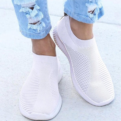 Women Slip On Mesh Flat Casual Shoes