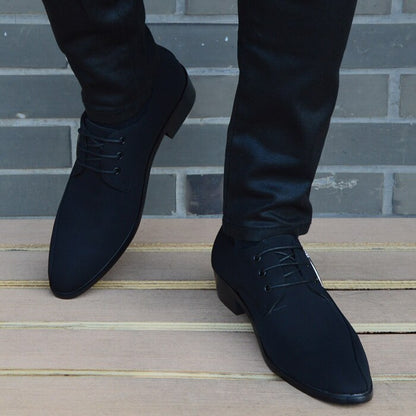 Men Leather Moccasin Pointed Toe Classic Loafers