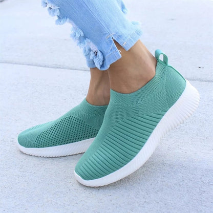 Women Slip On Mesh Flat Casual Shoes