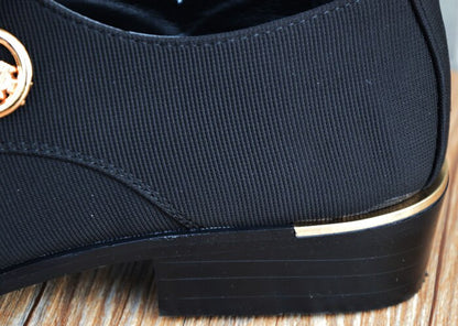 Men Leather Moccasin Pointed Toe Classic Loafers